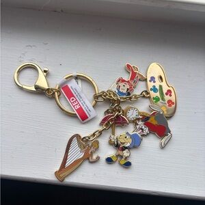 Disney ink and paint keychain